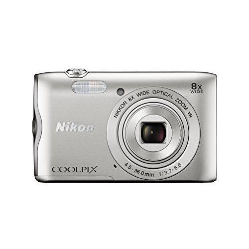 Nikon デジタルカメラ COOLPIX A300 光学8倍ズーム 2005万画素 シルバー A300SL デジタルカメラ、画像処理