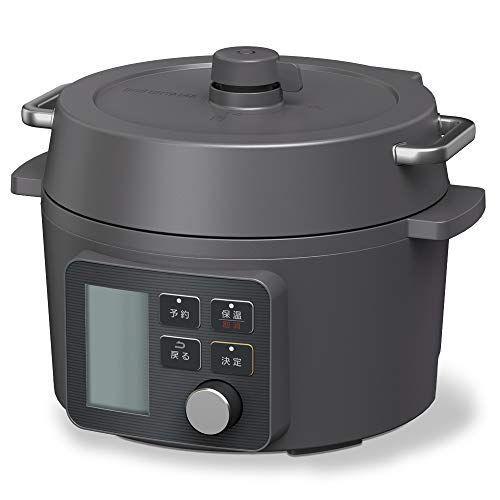 電気圧力鍋 2.2L ブラック KPC-MA2-B アイリスオーヤマ 65種類自動メニュー搭載 アイリスオーヤマ 電気圧力鍋 2.2L ブラック KPC-MA2-B