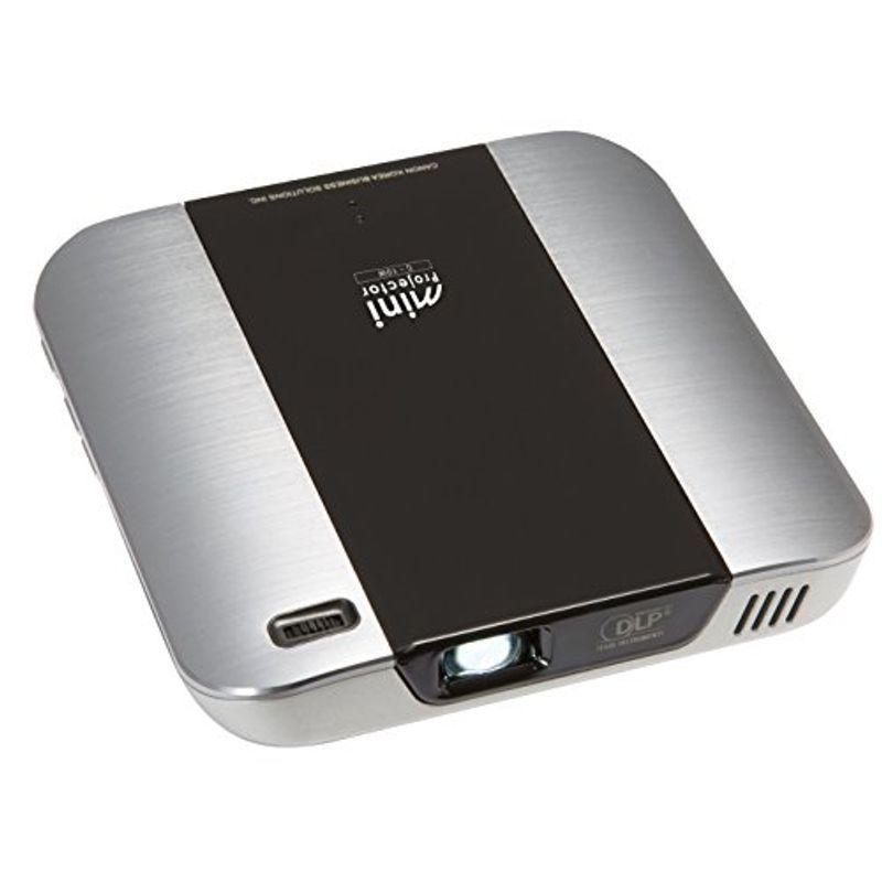 旧モデル モバイルプロジェクター MINI PROJECTOR 最大100ルーメン C-10W シルバー