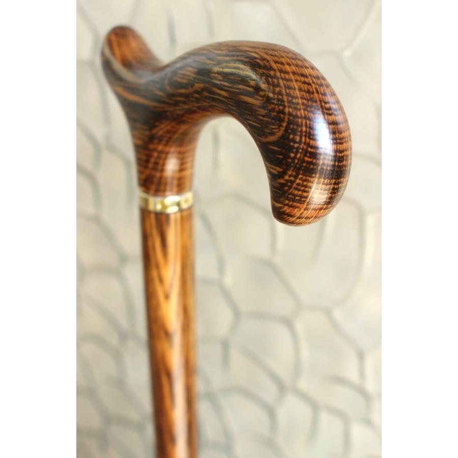 杖 つえ ステッキ おしゃれ ドイツ製 オーク(樫)材本来の美しい木目を