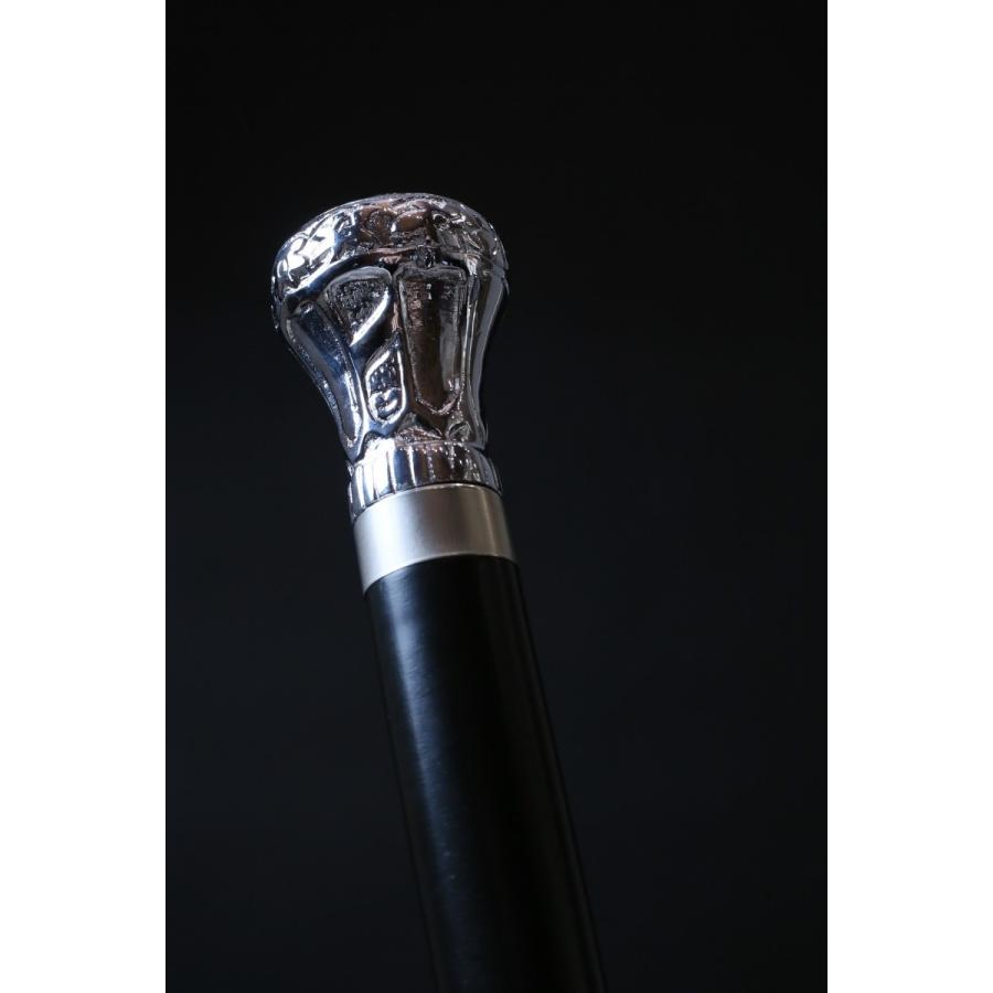 杖 つえ ステッキ おしゃれ 品の良い威厳をその手に 高級感 重厚感のシルバーヘッドステッキ 木製 高級 かっこいい 男性 紳士 介護 H10 4705 神戸ステッキ Yahoo 店 通販 Yahoo ショッピング