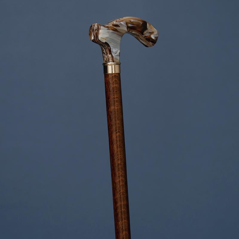 【新品】スペイン製 マーブル柄ステッキ レビュー20件超☆4.85】スペイン製 世界に1本のデザイン 上質