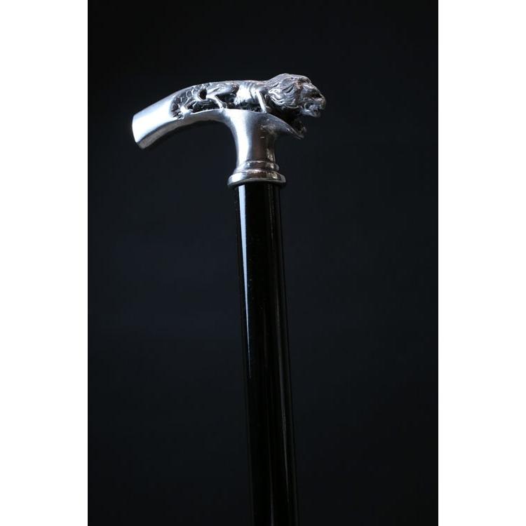 ステッキ 杖 つえ おしゃれ イタリア職人によるピューター製ステッキ