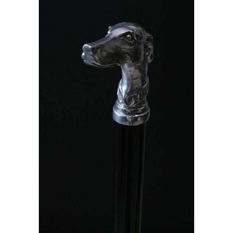 杖 つえ ステッキ おしゃれ イタリア職人によるピューター製ステッキ