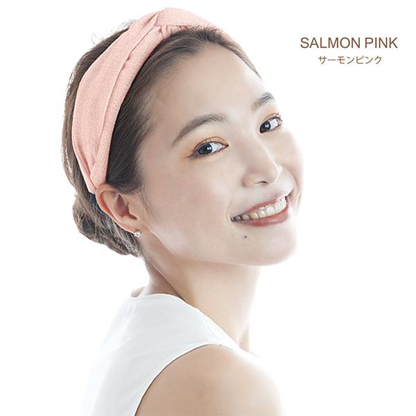 カチューシャ 痛くない 麻 送料無料☆69F-1a 髪飾り リボン ヘアバンド