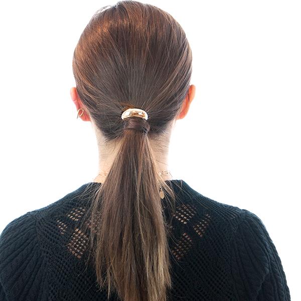 ポニーフック メタル ☆ シンプル 送料無料 ヘアカフ ヘアピン