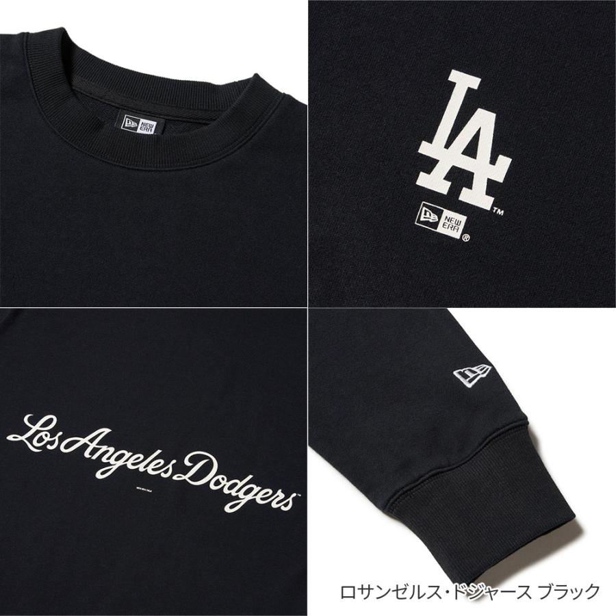 ニューエラ NEWERAクルーネック メンズ 裏毛 スウェット NEWERA ドジャース ヤンキース スウェット 146826_2