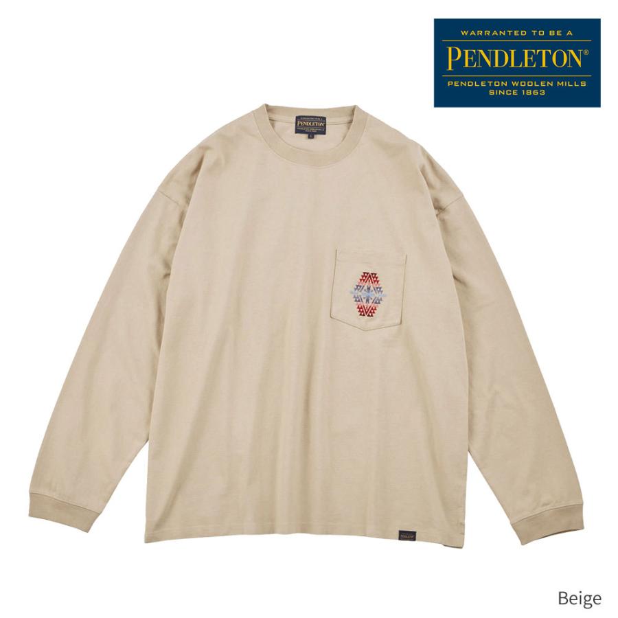 ペンドルトン PENDLETON ロングスリーブ エンブロイダリーTシャツ 1475-5004｜kobeya-sp｜03