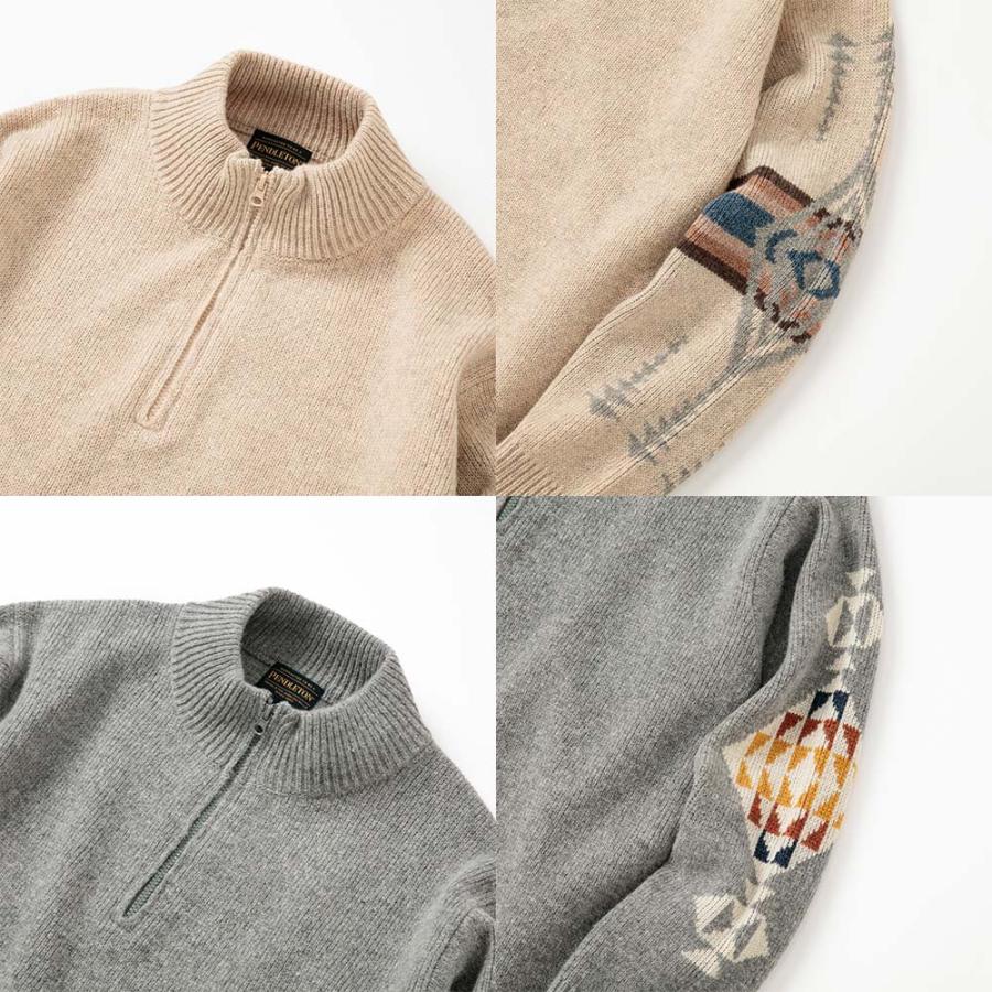 【定価18700円/新品】ペンドルトン ハーフジッププルオーバー M グレー PENDLETON（ペンドルトン） ハーフジッププルオーバー 2575-0003