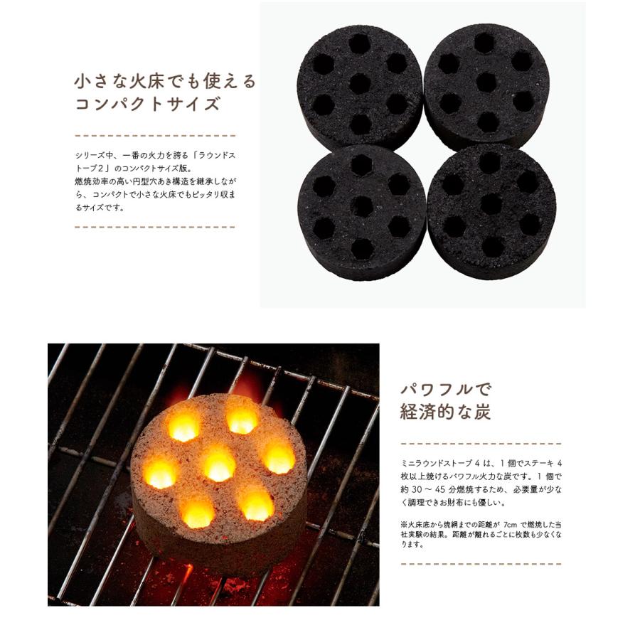 LOGOS（ロゴス） エコココロゴス・ミニラウンドストーブ4 83100104