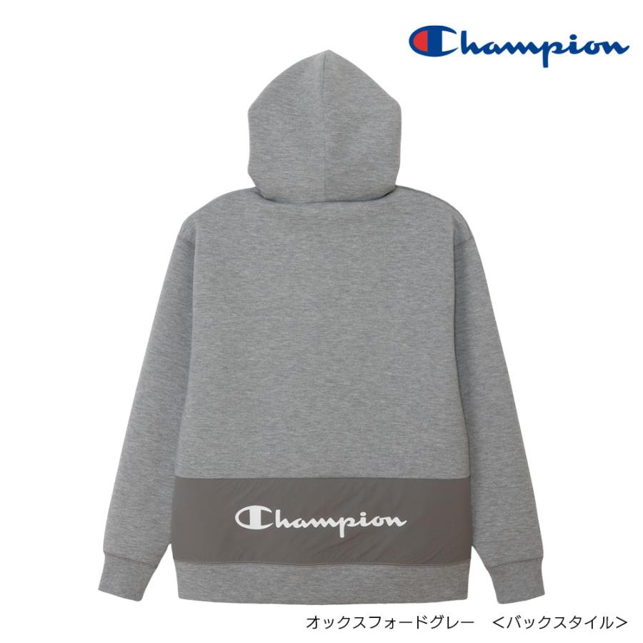 チャンピオン Champion テックウィーブ3LSジップフーデッドスウェットシャツ C3-CS111_3