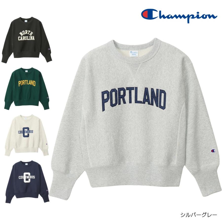 Champion（チャンピオン） ウィメンズクルーネックスウェットシャツ CW