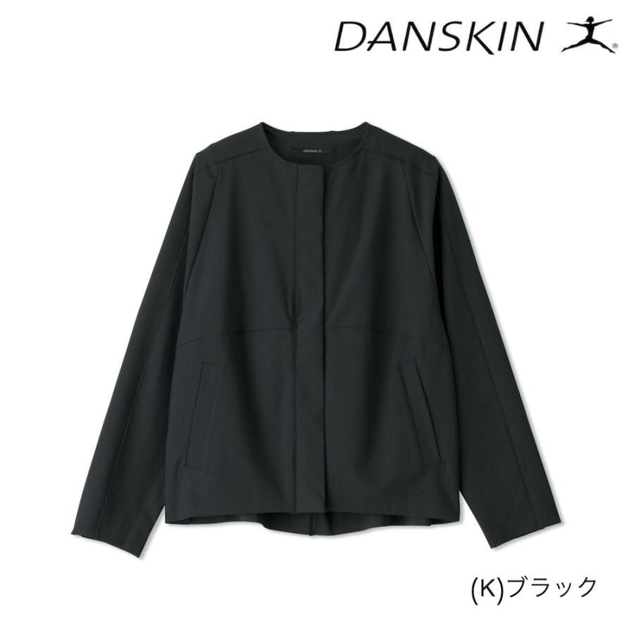 未使用✨ ダンスキン DANSKIN シェルタリングカラーレスジャケット M DANSKIN（ダンスキン） シェルタリングカラーレスジャケット DC321309
