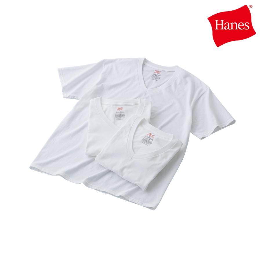 ヘインズVネック半袖シャツ(男性用)3枚組 : KOBEYA SPORTS WEB SHOP