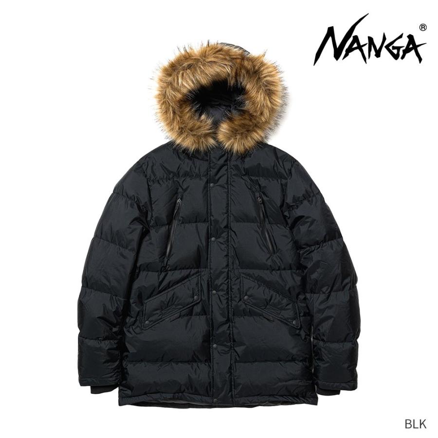 ナンガ NANGA オーロラダウンハーフコート メンズ ブラック Lサイズ NANGA（ナンガ） オーロラダウンハーフコート(メンズ) : KOBEYA SPORTS