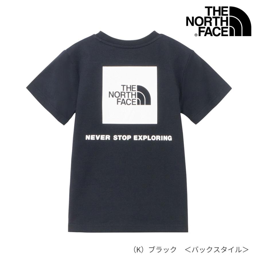 ノースフェイス THE NORTH FACE キッズショートスリーブバックスクエアロゴティー NTJ32333｜kobeya-sp｜05