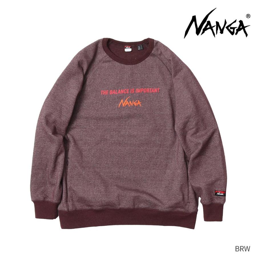 NANGA ナンガ エコハイブリッドザバランススウェットシャツ NW2331-1F229_2