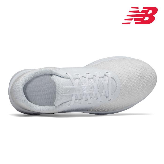 New Balance ランニングシューズ ホワイト/グレー New Balance（ニューバランス） ランニングシューズ レディース 通学