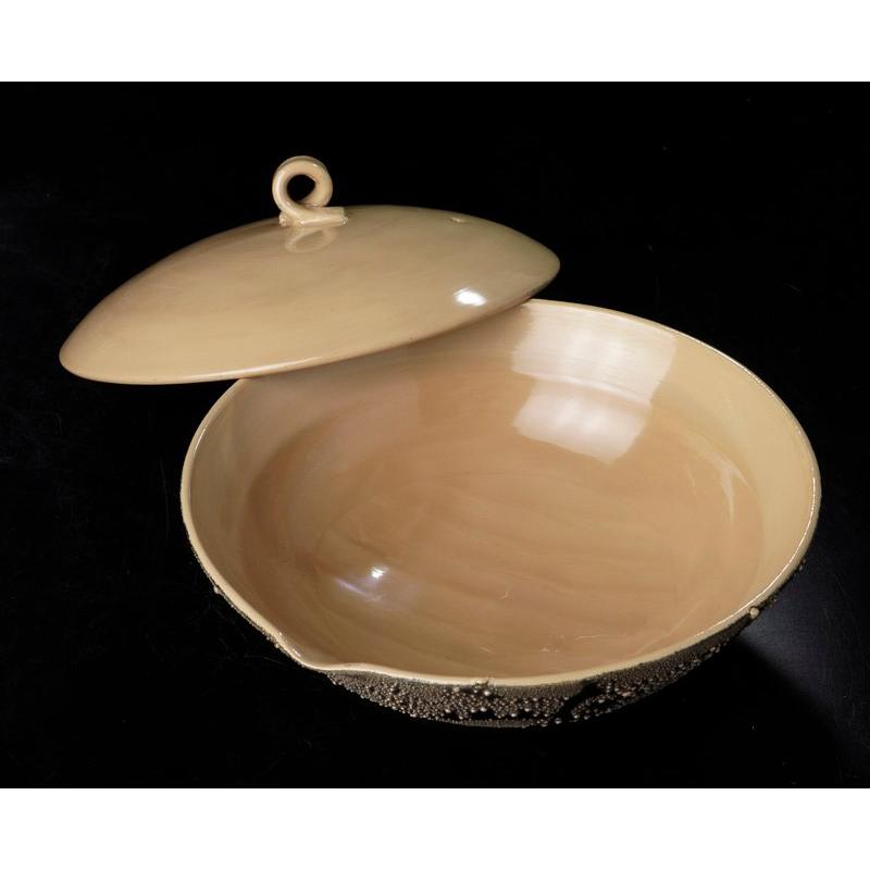 ★【古美味】古込和孝 古垣彰拡(嘉一窯) 原康広(弥兆窯) 合作 陶胎漆器 急須 茶道具 保証品 wDQ3 |  | 01