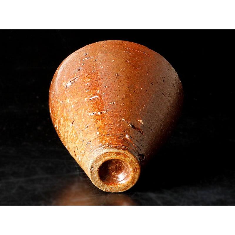 ☆【古美味】伊勢崎晃一郎 備前酒呑 茶道具 🏑 保証品 W7mK