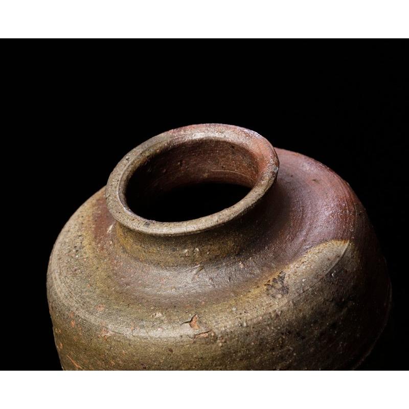 ☆【古美味】壷心庵 金重陶陽『即中斎書付』備前 肩衝茶入 銘:太郎冠者