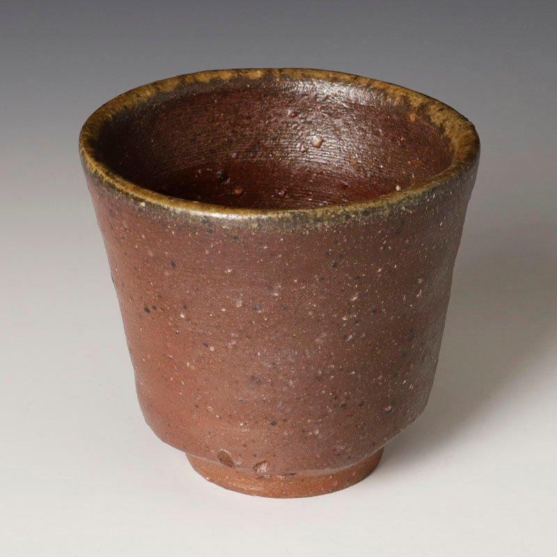 ☆【古美味】金重晃介 備前酒呑 茶道具 保証品 w1KM : ギャラリー開