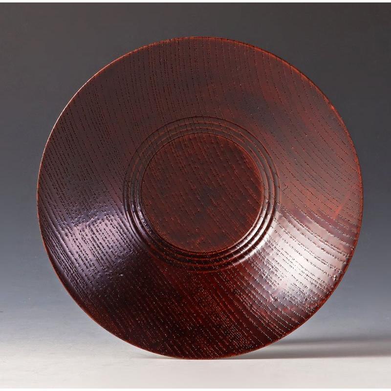 ★【古美味】川北浩彦(父:川北良造) 欅造茶托 五客 茶道具 保証品 0VRd |  | 03