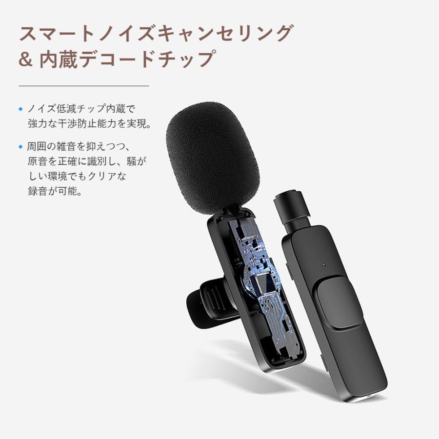 360°集音ピンマイクピンマイク ワイヤレス iPhone/iPad用ピンマイク