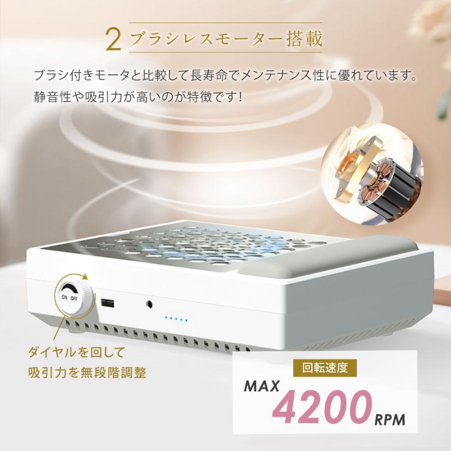 Petitor ネイル集塵機 ネイルケア 静音設計 充電式【Petitor コードレス 集塵機】強力吸引 プチトル 正規品 1年間保証 ...