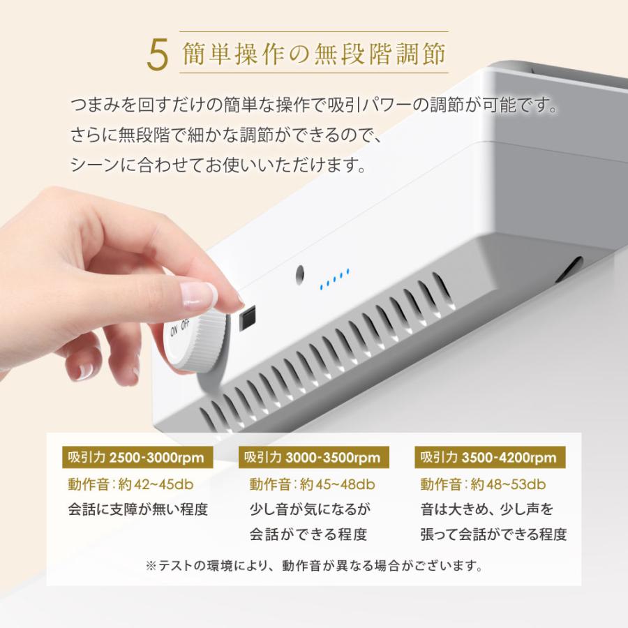Petitor ネイル集塵機 ネイルケア 静音設計 充電式【Petitor コードレス 集塵機】強力吸引 プチトル 正規品 1年間保証 ...