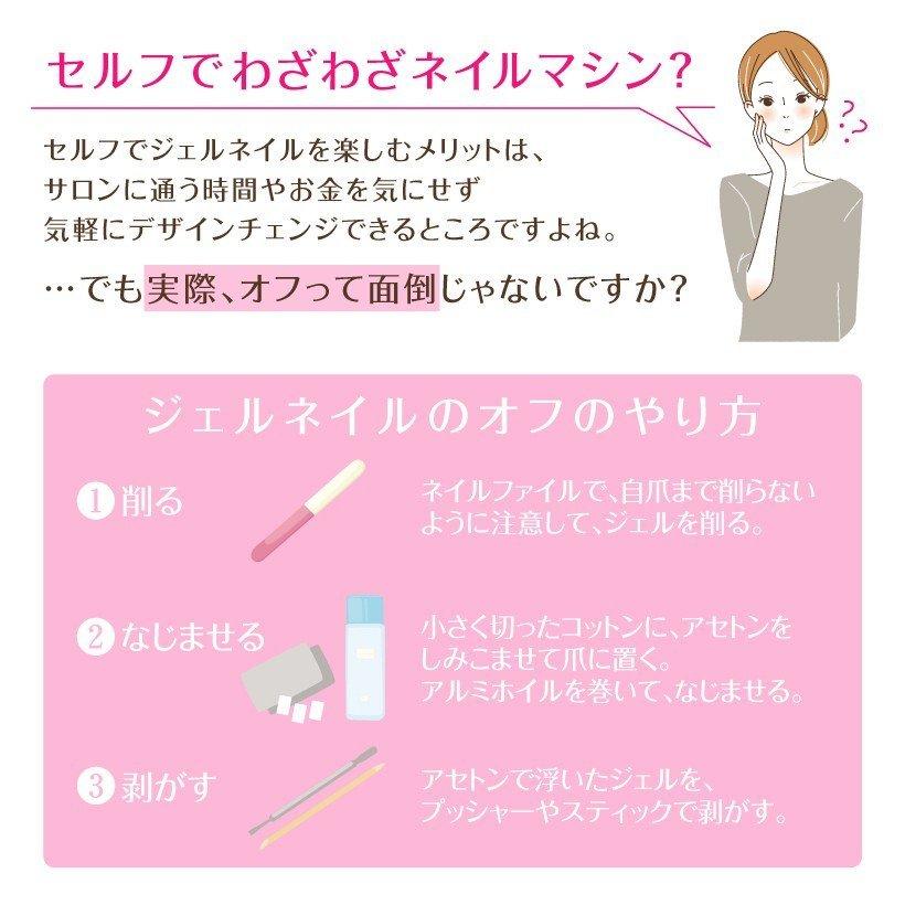 Petitor L 冬ネイル 【プチトルL | 初〜中級者モデル】 ジェルネイル オフ機械 ジェルオフ ネイルマシン セット付き プレゼントの画像