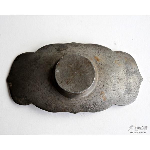 古錫製 茶托 ５枚 箱付中国美術 煎茶道具 食器、グラス、カトラリー