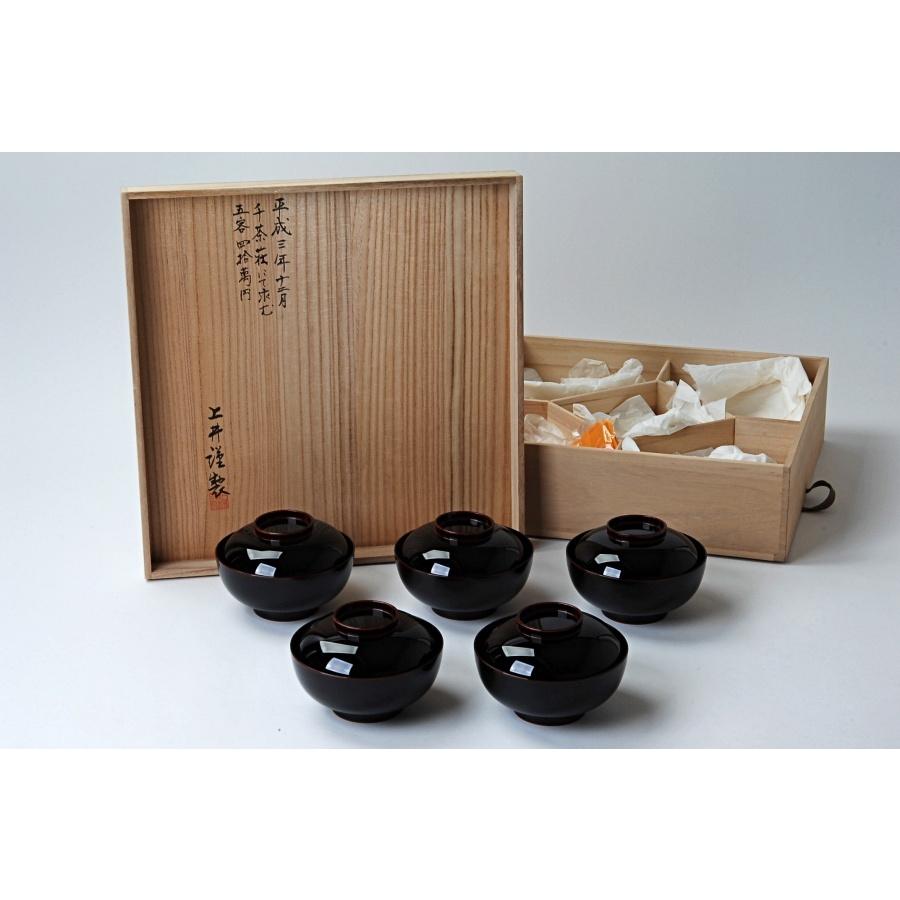 鍋形　吸物椀　8客　共箱 鍋形吸物椀8客共箱