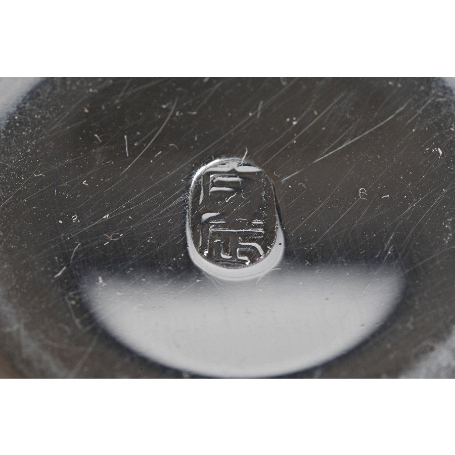 一ノ瀬宗辰 造 銀製 南鐐 宝珠蓋置 共箱付 茶道具 SILVER : 古 一ノ瀬宗辰 造 銀製 南鐐 宝珠蓋置 共箱付 茶道具 SILVER : 古