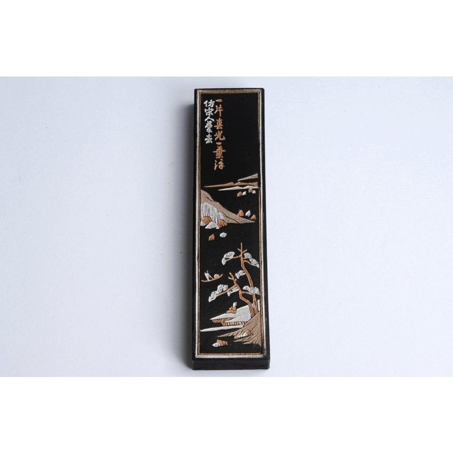 古墨 大好山水 上海墨厰出品 油煙101 書道具 文房具 : gb0403 : 古美術 
