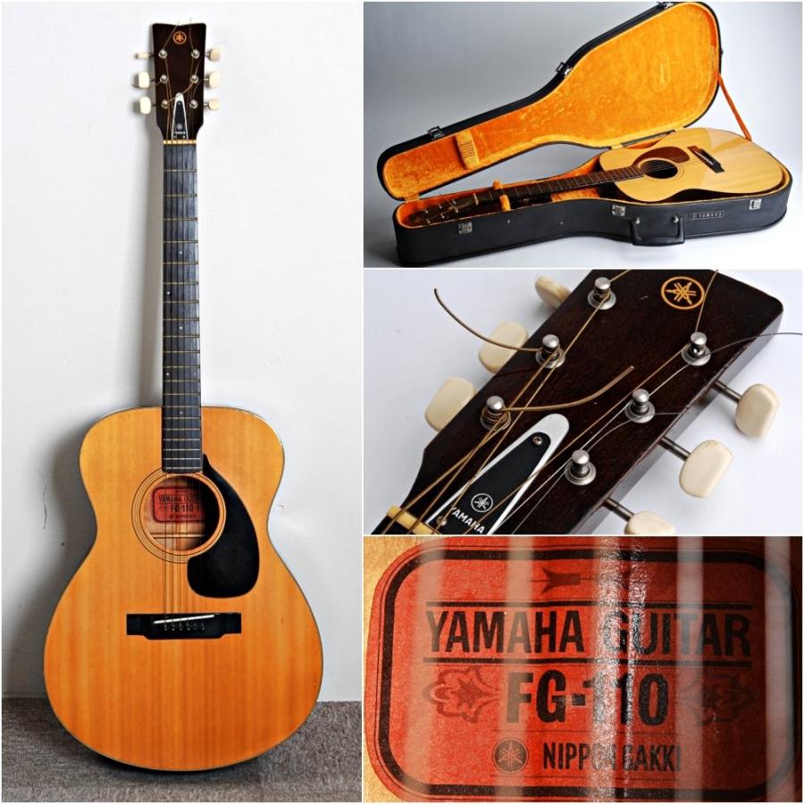 ＹＡＭＡＨＡ ヤマハ FG-110 アコースティックギター 赤ラベル 音叉