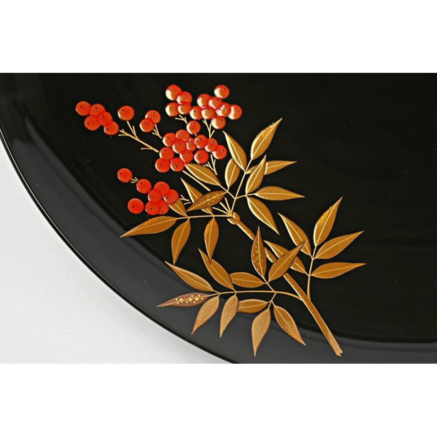 文箱 南天草花図 輪島塗 【公式通販】