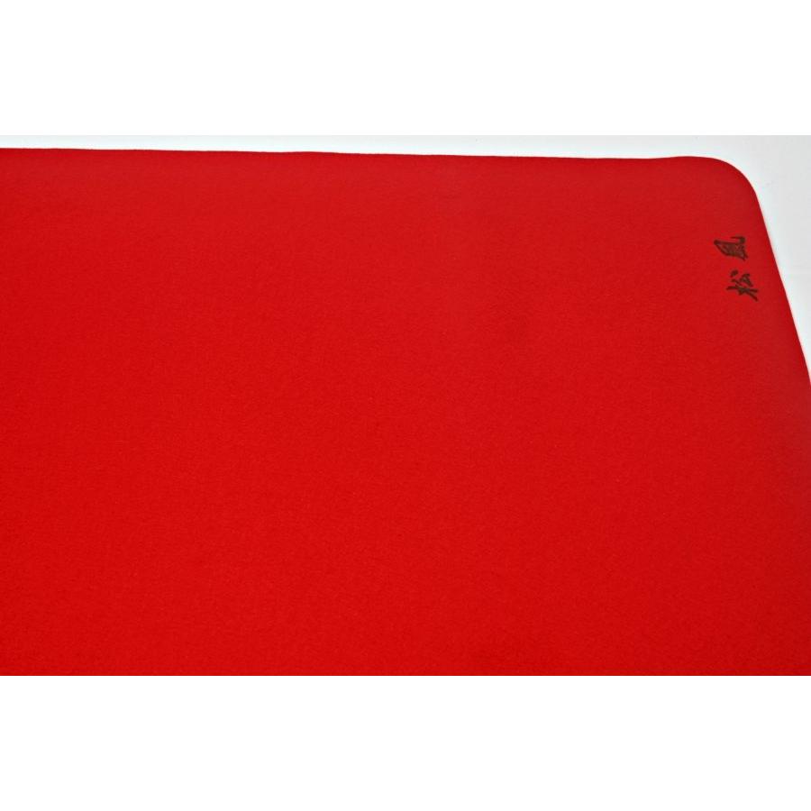 最高級 あかね毛氈 赤 3t×950mm×1900mm 箱付 茶道具 敷物 