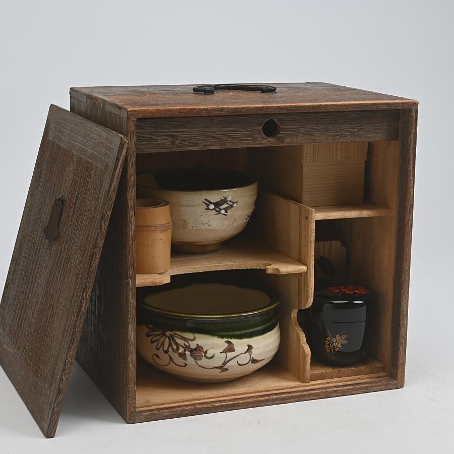 茶道具セット 色紙箱 茶杓、茶筅、蓋置、棗、茶碗、建水 : 古美術久田 