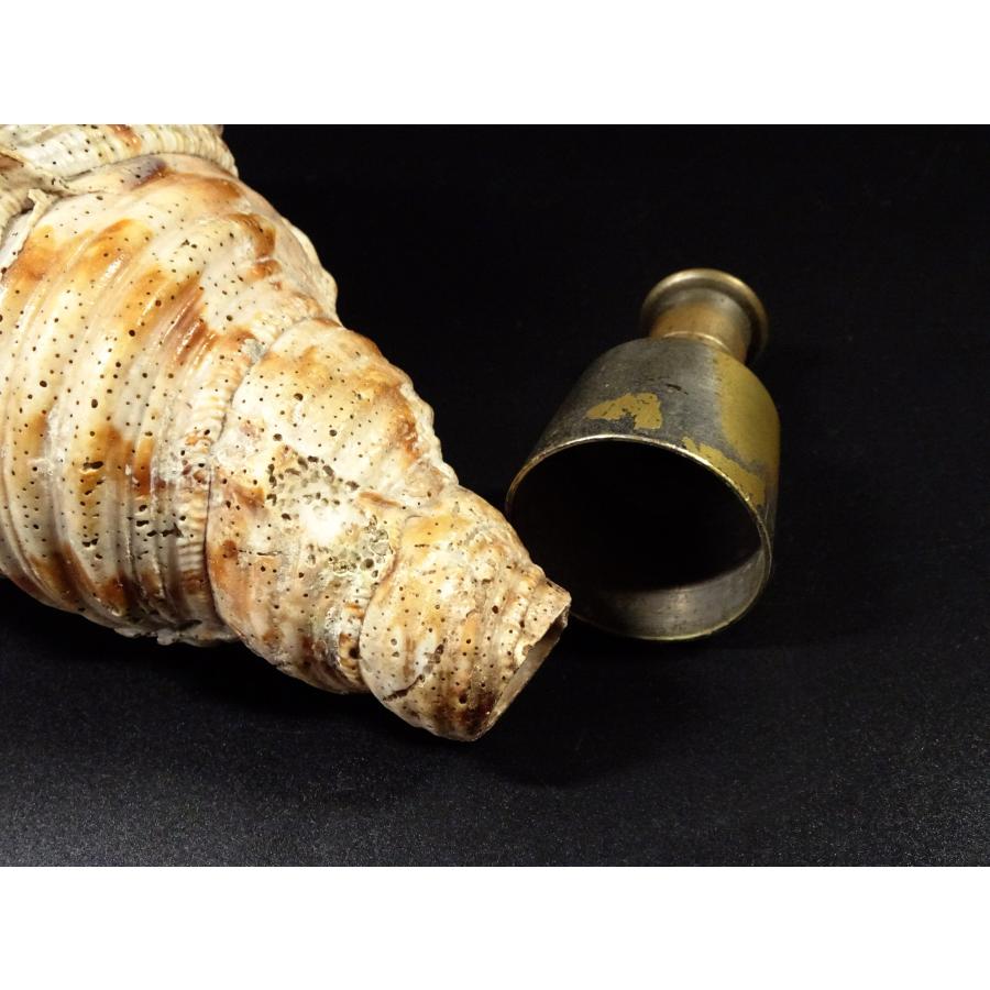 敬逢 時代 法螺貝造 戦笛 大笛 法螺貝笛 ホラ貝 山伏 修験道 密教 護摩