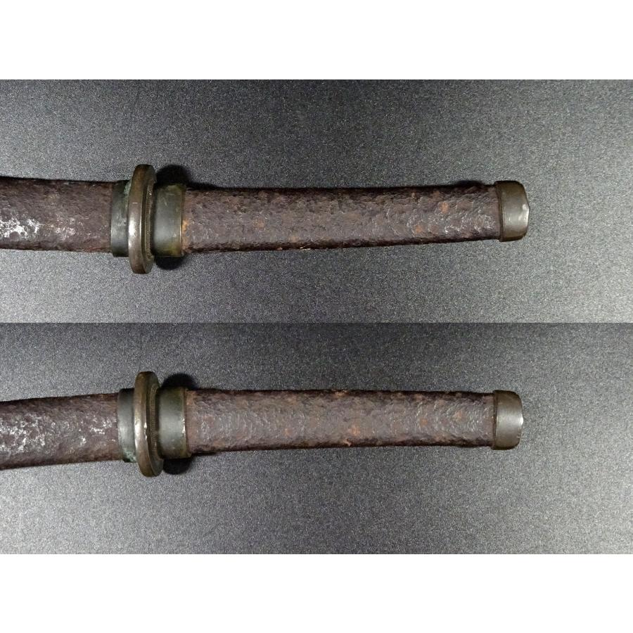 真鍮と鉄製のフック付き棒 十手 時代物 【公式通販】