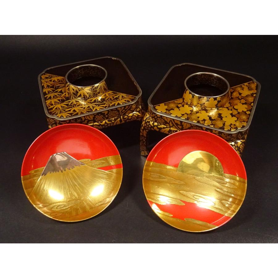 敬逢】名工 初代 米田孫六 描金堂 庸道・南宙合作 最上手 極上 本蒔絵  