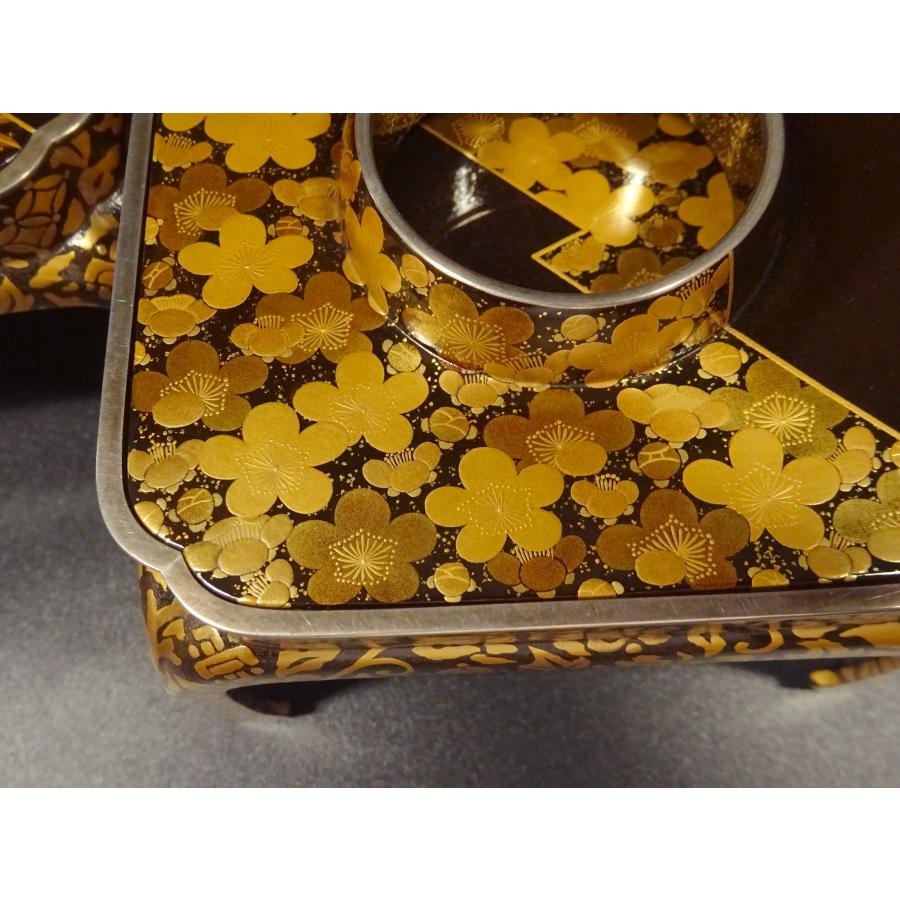 敬逢】名工 初代 米田孫六 描金堂 庸道・南宙合作 最上手 極上 本蒔絵  