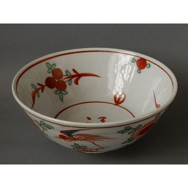 六代 高橋(華中亭) 道八 倣呉洲赤絵福字 鉢 菓子鉢 : 古美術植松