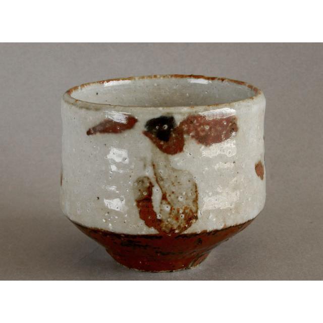 河井 寛次郎 花絵 湯碗 ぐい呑にも 河井 敏孝 識 : 古美術植松 河井 寛次郎 花絵 湯碗 ぐい呑にも 河井 敏孝 識 : 古美術植松