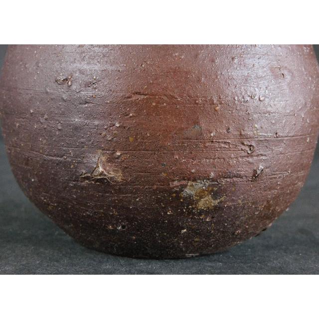 藤原啓　徳利　人間国宝 陶芸家 人間国宝 藤原啓 備前焼 備前 徳利 酒器 一輪挿し 箱なし