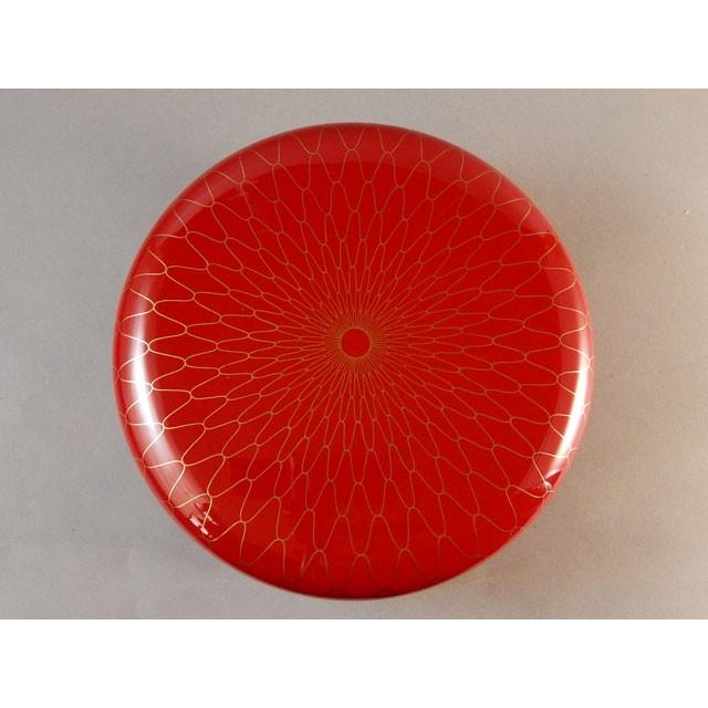 川端 近左 朱金網絵 喰籠 菓子器 喰篭 表千家 堀内宗完