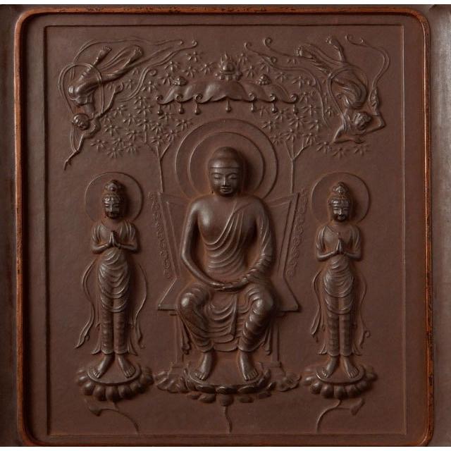 仏師 宮沢 甲輔 乾漆 三尊佛様 額 : 古美術植松 - 通販 - Yahoo