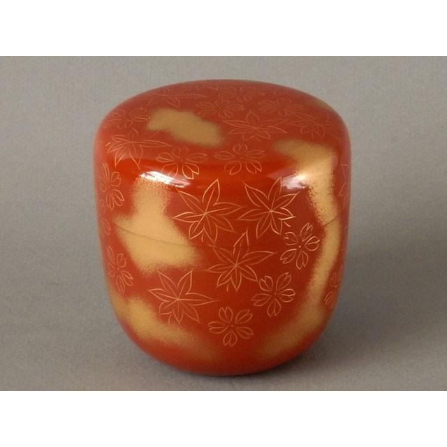 輪島塗 前志芸男作 沈金雲錦之図 棗 : 古美術植松 - 通販