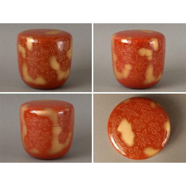 輪島塗 前志芸男作 沈金雲錦之図 棗 : 古美術植松 - 通販